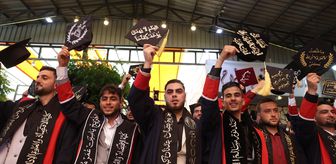 Gaziantep Üniversitesi'nin Suriye'deki fakültesinden mezun olan 100 öğrenci için tören düzenlendi