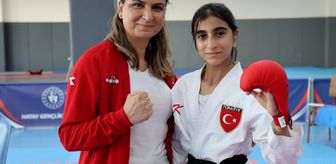 Hakem annenin karateci kızı uluslararası başarı peşinde