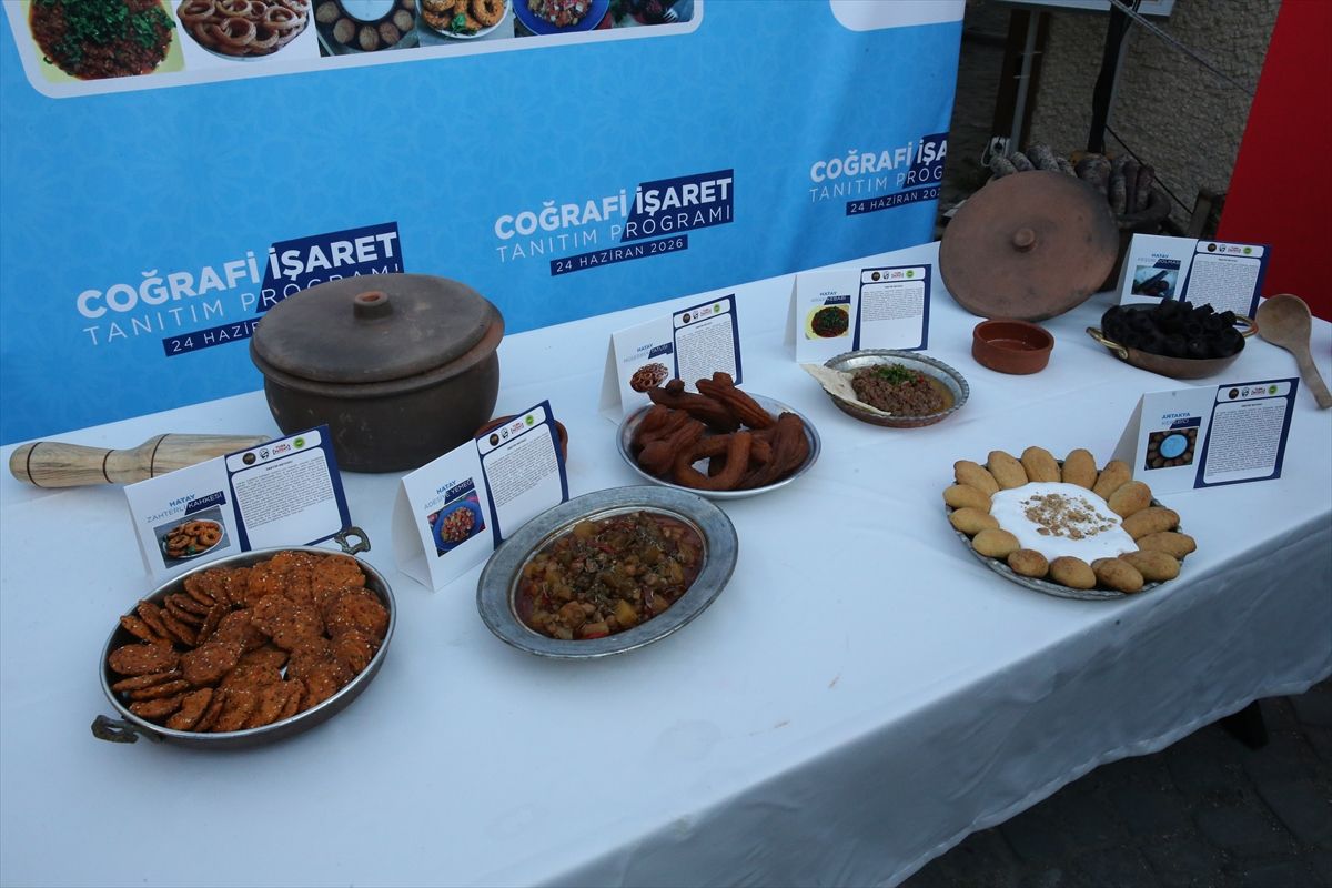 Hatay'da coğrafi işaret tescili alan 6 ürün tanıtıldı