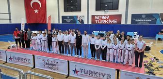 Kırklareli'nde Minikler ve Yıldızlar Tekvando İl Şampiyonası Heyecanı