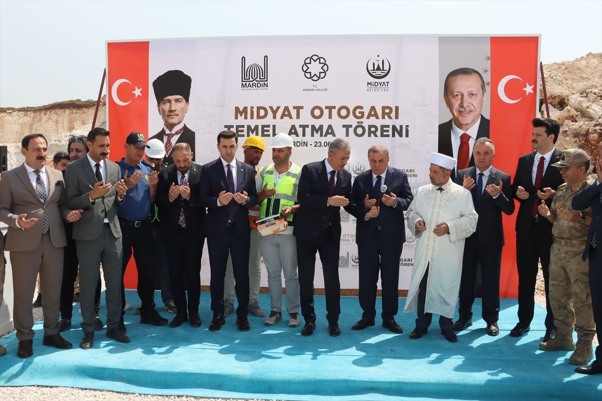 Midyat yeni otogar temel atma töreni