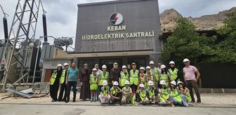 Öğretmen ve öğrenciler Keban Barajı'nı gezdi