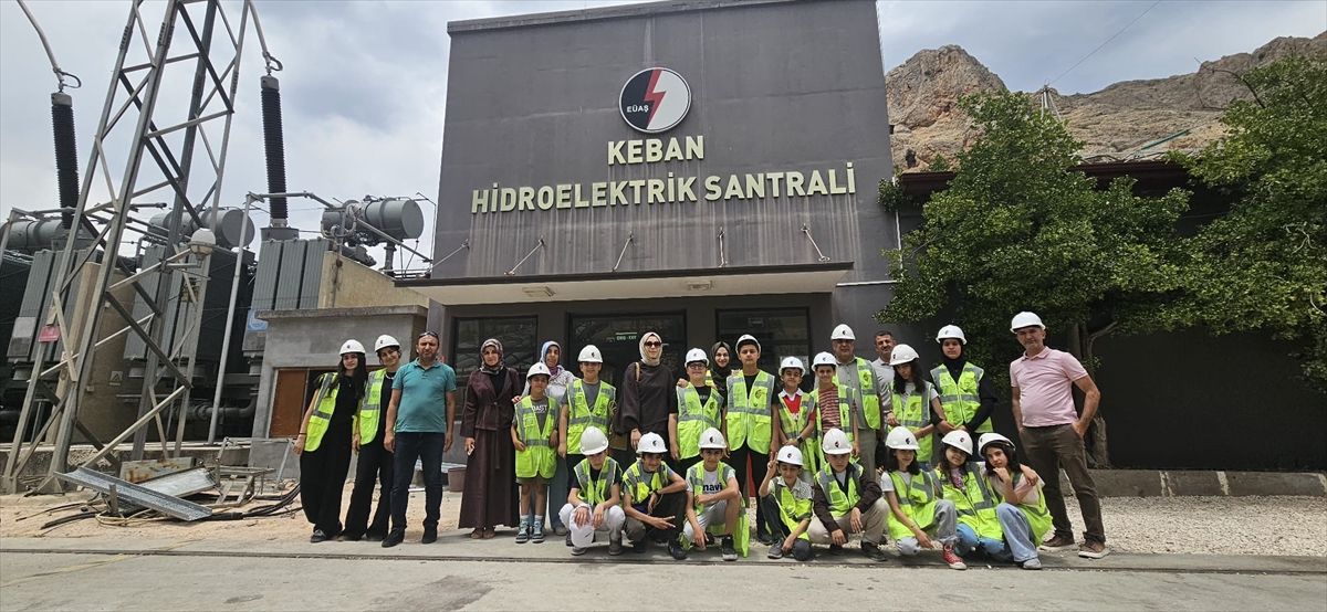 Öğretmen ve öğrenciler Keban Barajı'nı gezdi