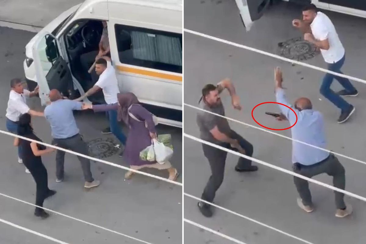 'Kadına laf atma' kavgasında ortalık savaş alanına döndü
