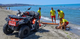 Samsun'da cankurtaranlar tatbikat yaptı