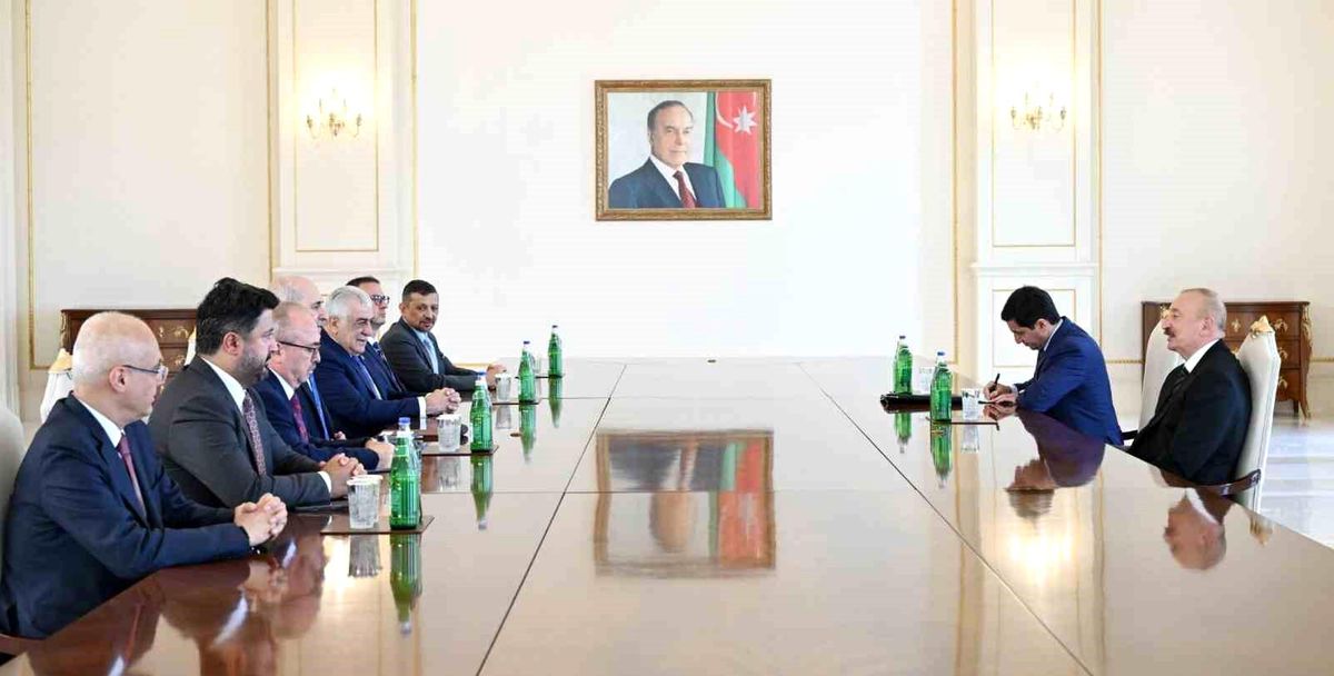 TBMM Başkanı Kurtulmuş, Aliyev tarafından kabul edildi