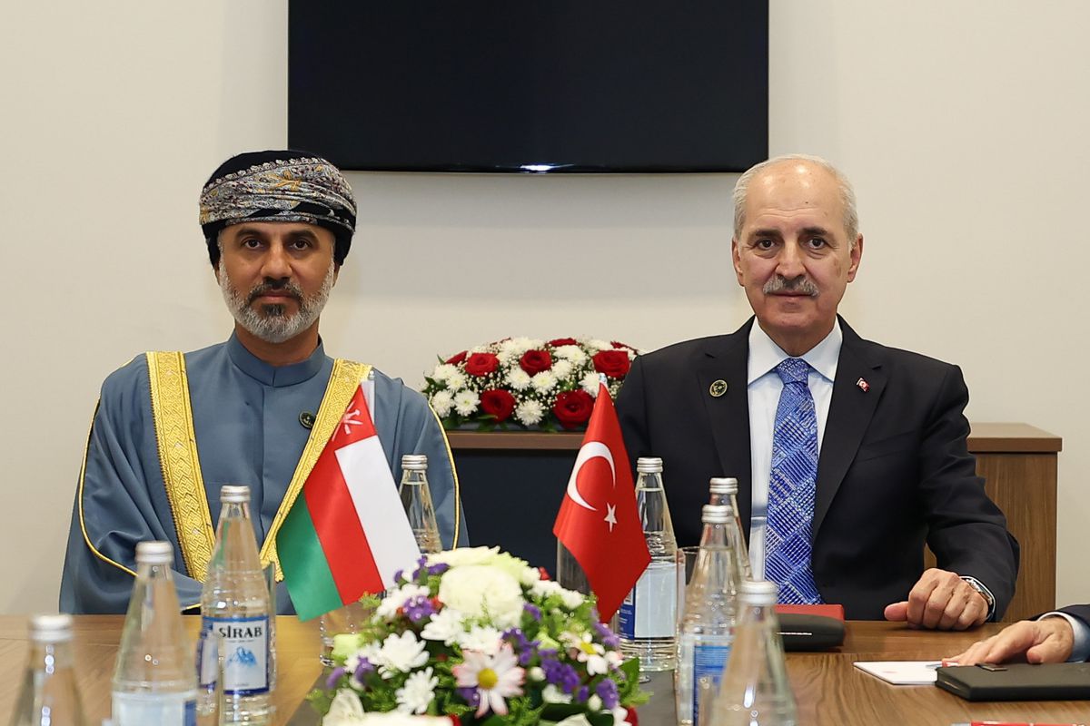 TBMM Başkanı Numan Kurtulmuş Bakü'de temaslarda bulunuyor.