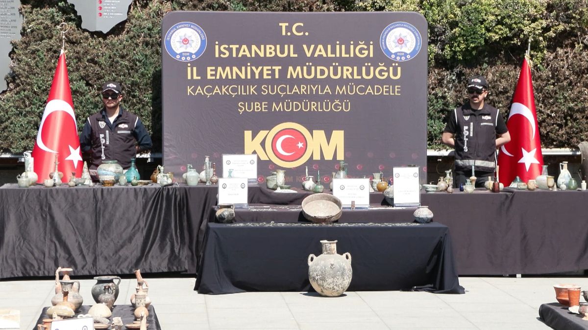 Beykoz’da Tarihi Eser Operasyonu: 10 Bin 185 Parça Ele Geçirildi