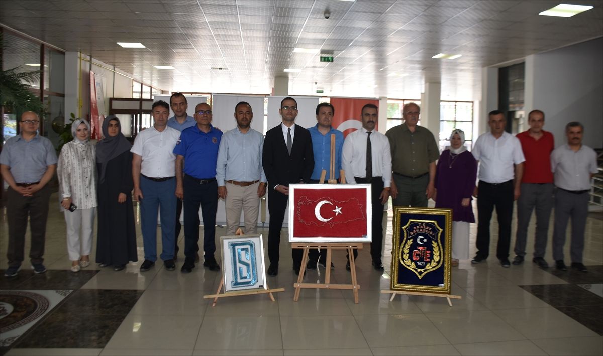 Boyabat'ta denetimli serbestlik el sanatları sergisi