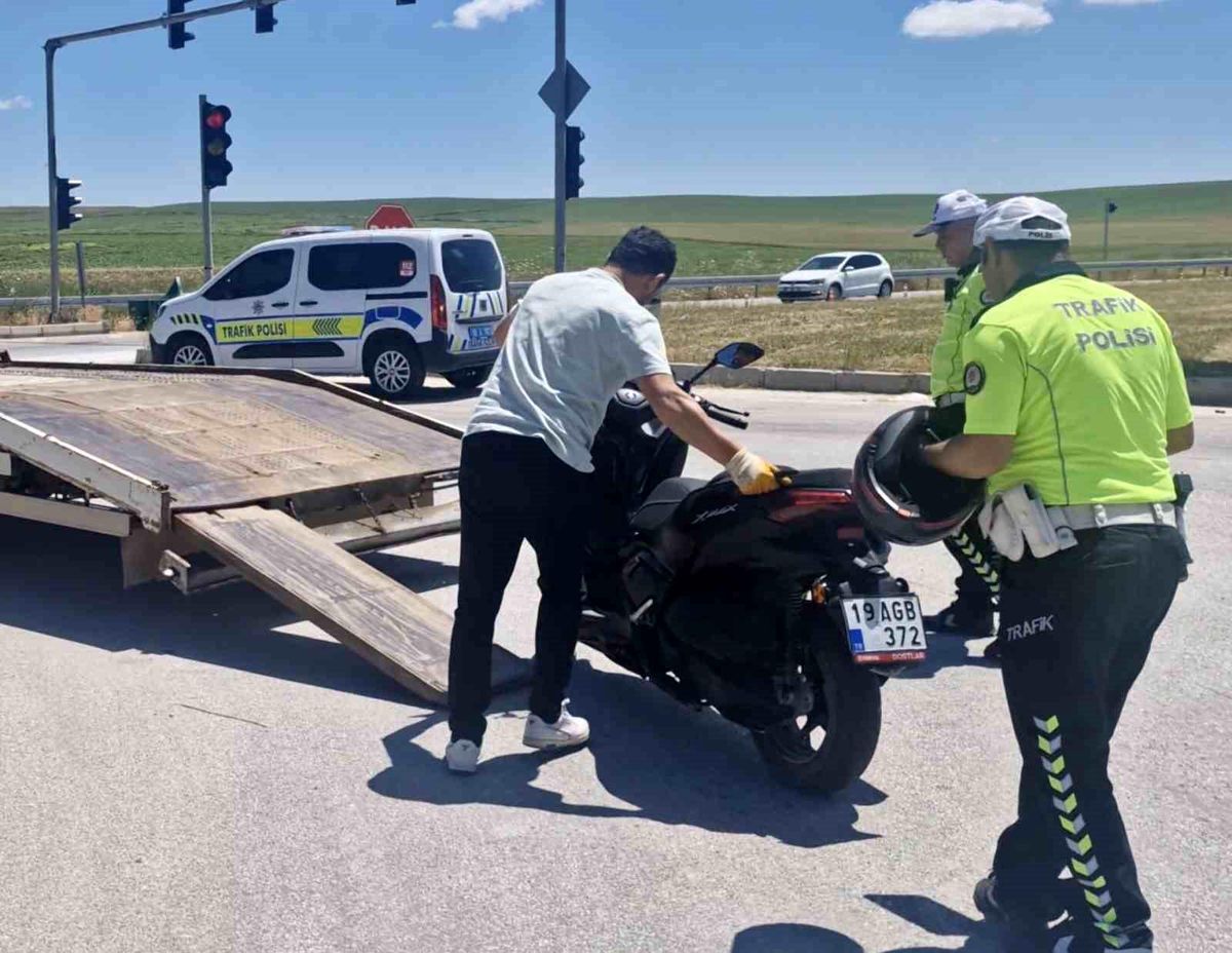 Çorum Alaca trafik kazası olay yeri
