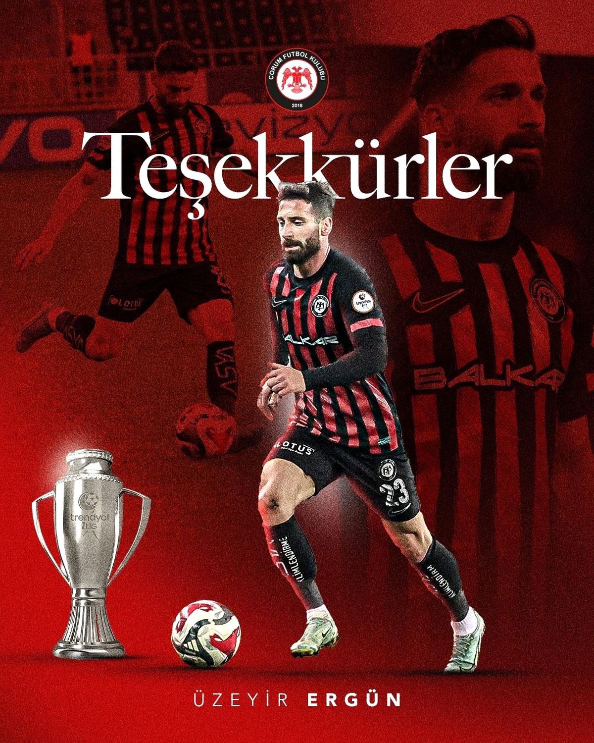 Çorum FK, Üzeyir Ergün ile yollarını ayırdı