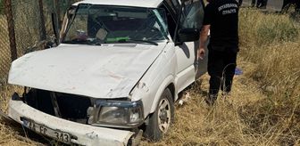 Diyarbakır'da şarampole devrilen pikaptaki 7 kişi yaralandı