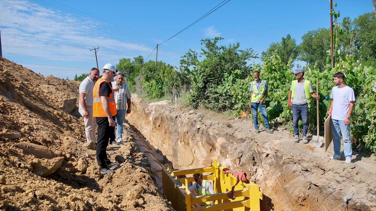 Kırklareli Belediye Başkanı Bulut, altyapı çalışmalarını inceledi