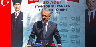 Mardin’de 50 kırsal mahalleye yangınla mücadele için pompalı su tankeri dağıtıldı
