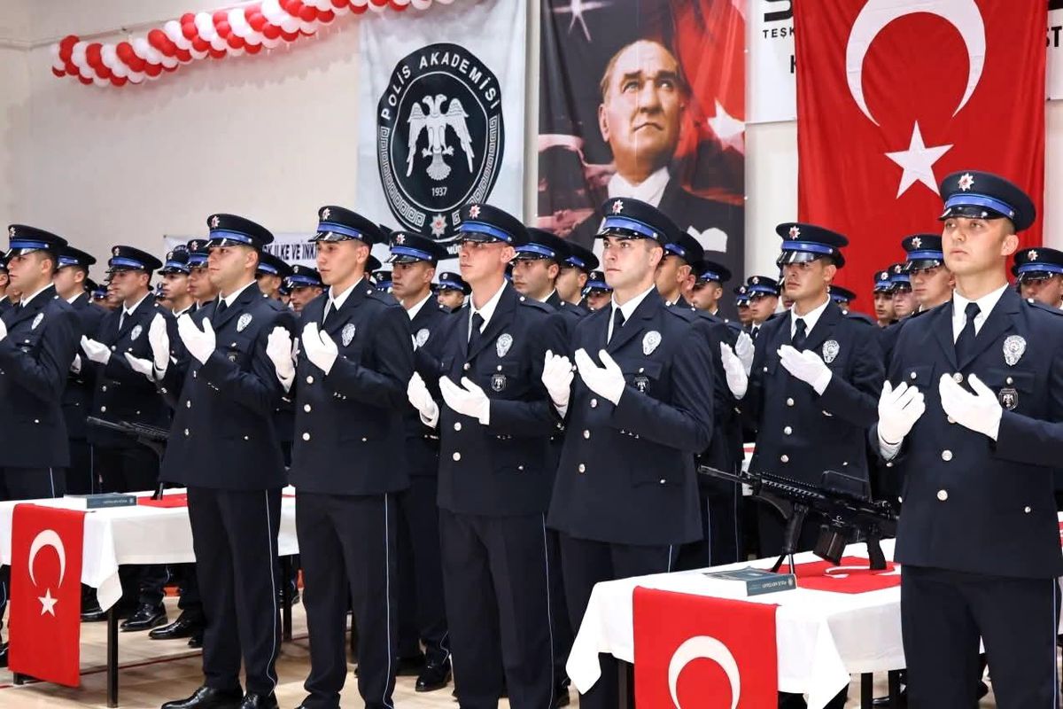 Merzifon Polis Meslek Eğitim Merkezi'nde mezuniyet töreni