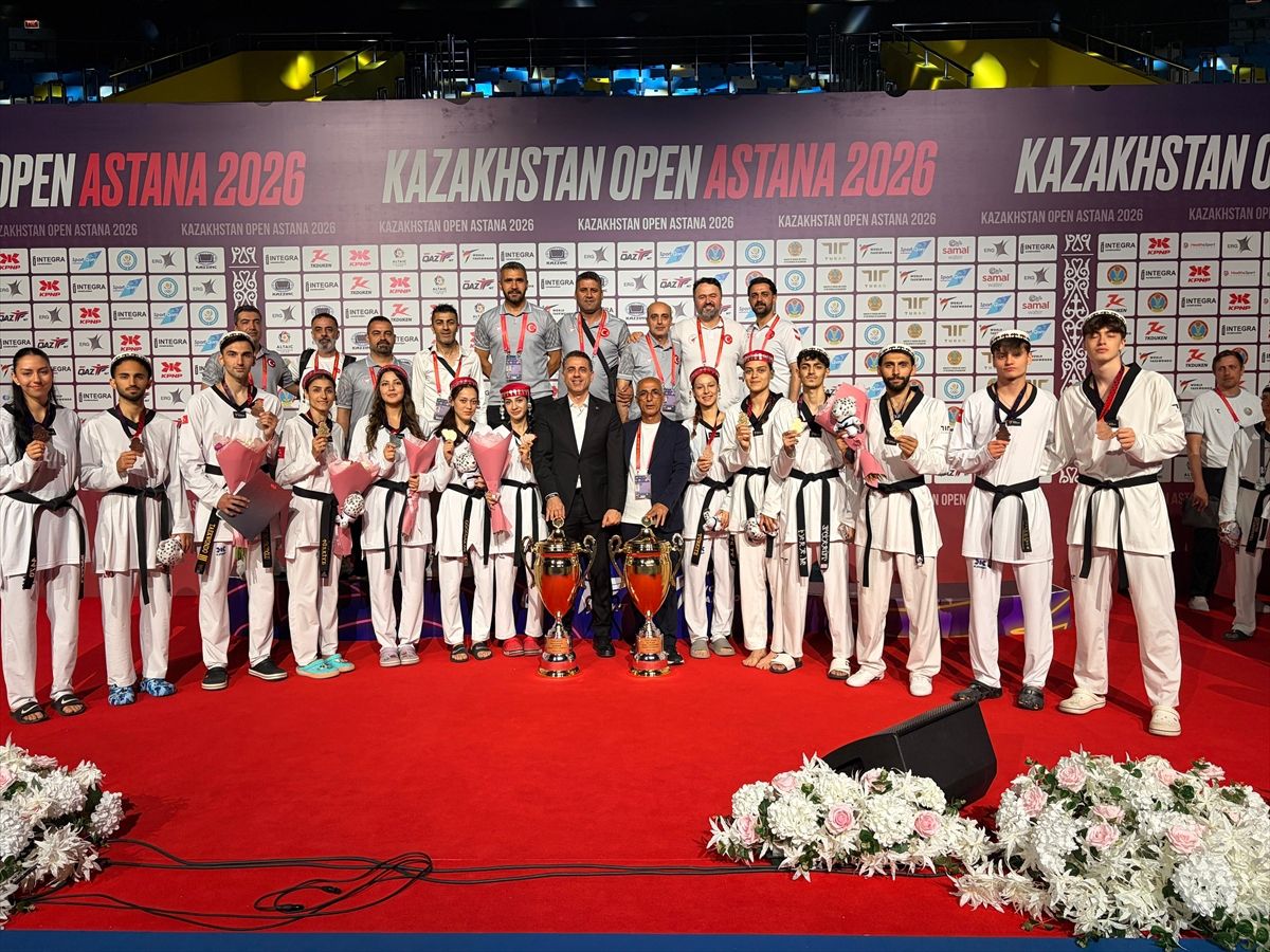 Milli tekvandocular, Kazakistan Açık'ta 14 madalya kazandı