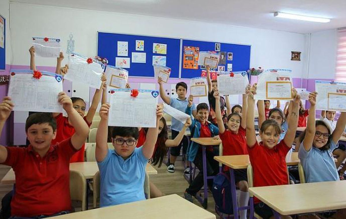 Okullarda karne günü öncesi öğrencilerin heyecanlı bekleyişi ve karne dağıtım tarihi araştırmaları.