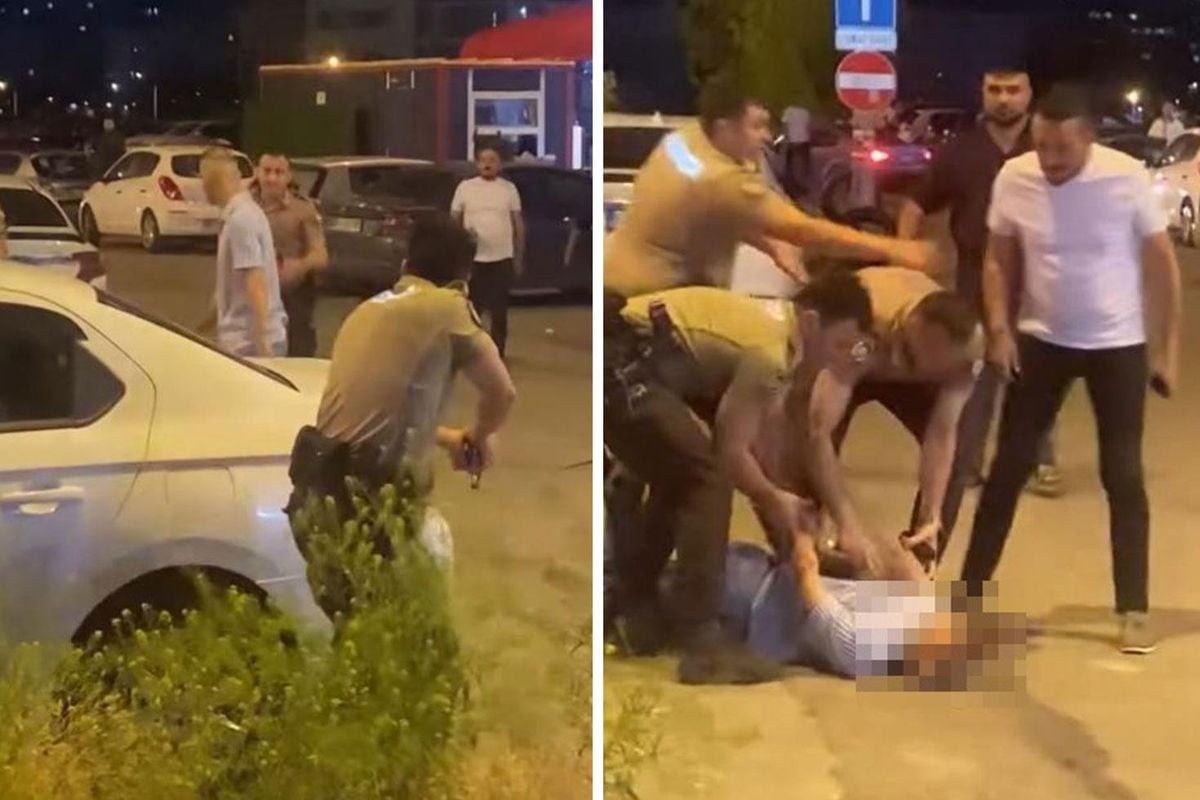 Sallamayla arkadaşının peşine düştü, bekçilere de yeltenince vuruldu