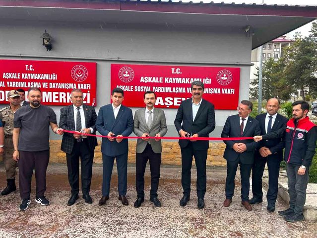 Aşkale’de aşevi hizmete açıldı: Günde 70 aileye sıcak yemek ulaştırılacak