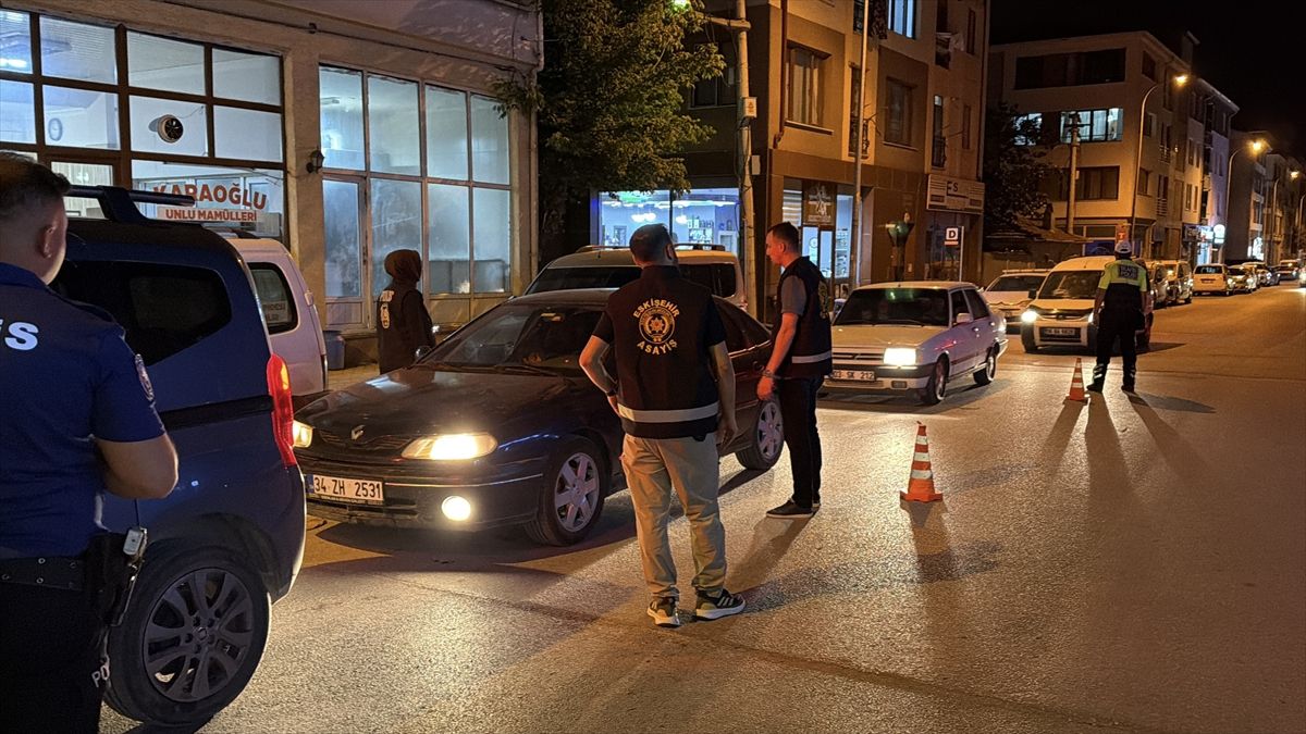 Eskişehir'de yapılan polis denetimleri