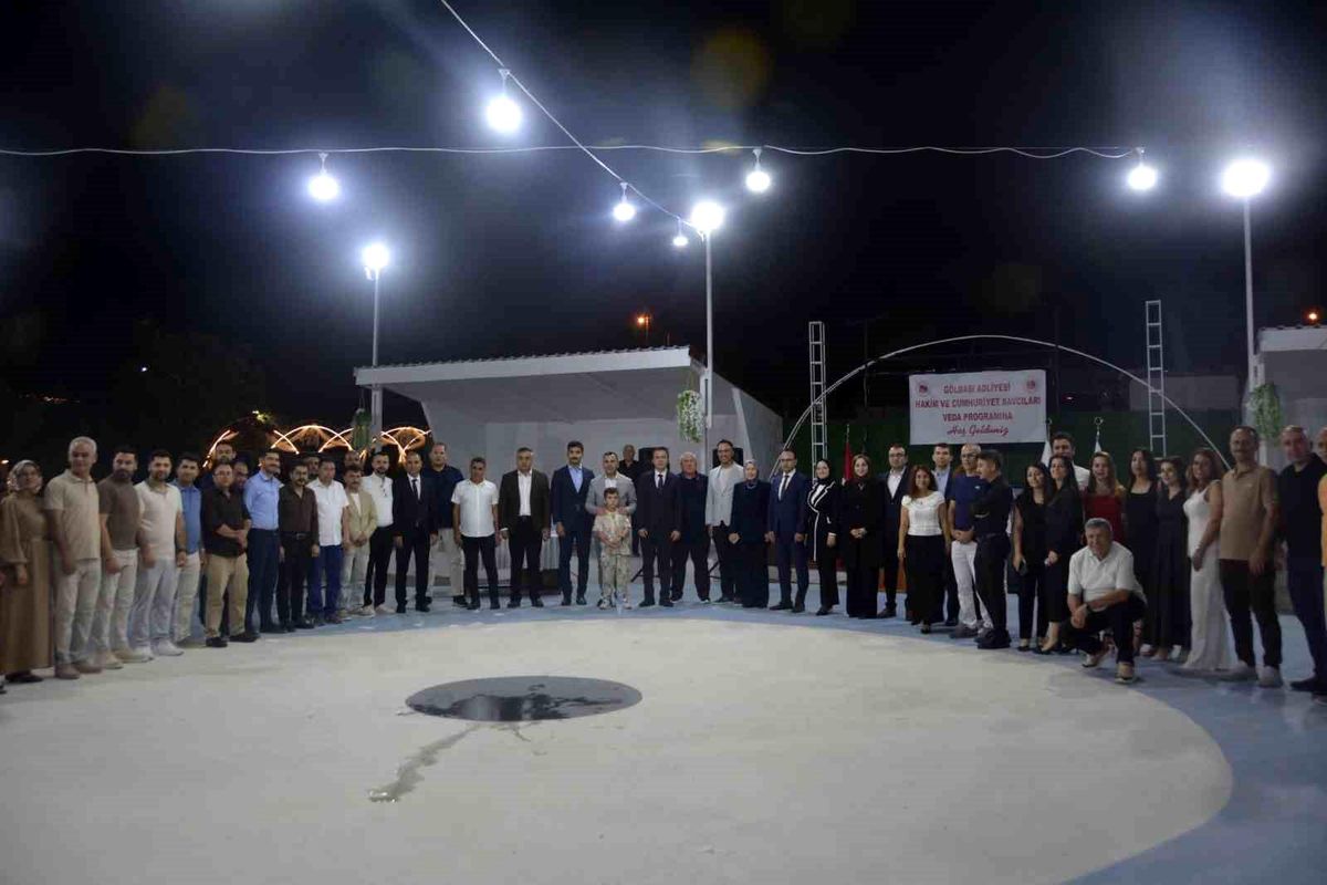 Gölbaşı'nda görevli hakim ve savcılara veda yemeği