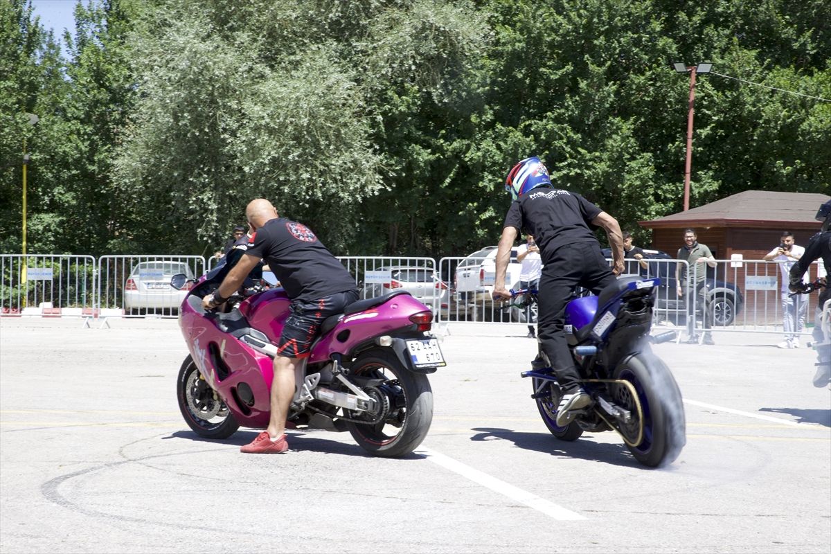 Motosiklet tutkunları 'Akçadağ Motofest'te bir araya geldi