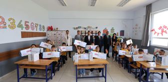 Samandağ'da karne sevinci yaşandı