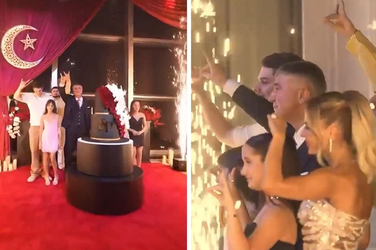 Sedat Peker doğum günü kutlaması