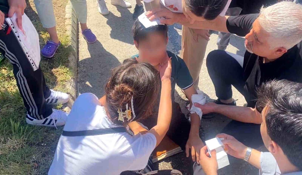 Takdir belgesi sevinci hastanede bitti: Yolun karşısına geçerken otomobil çarptı