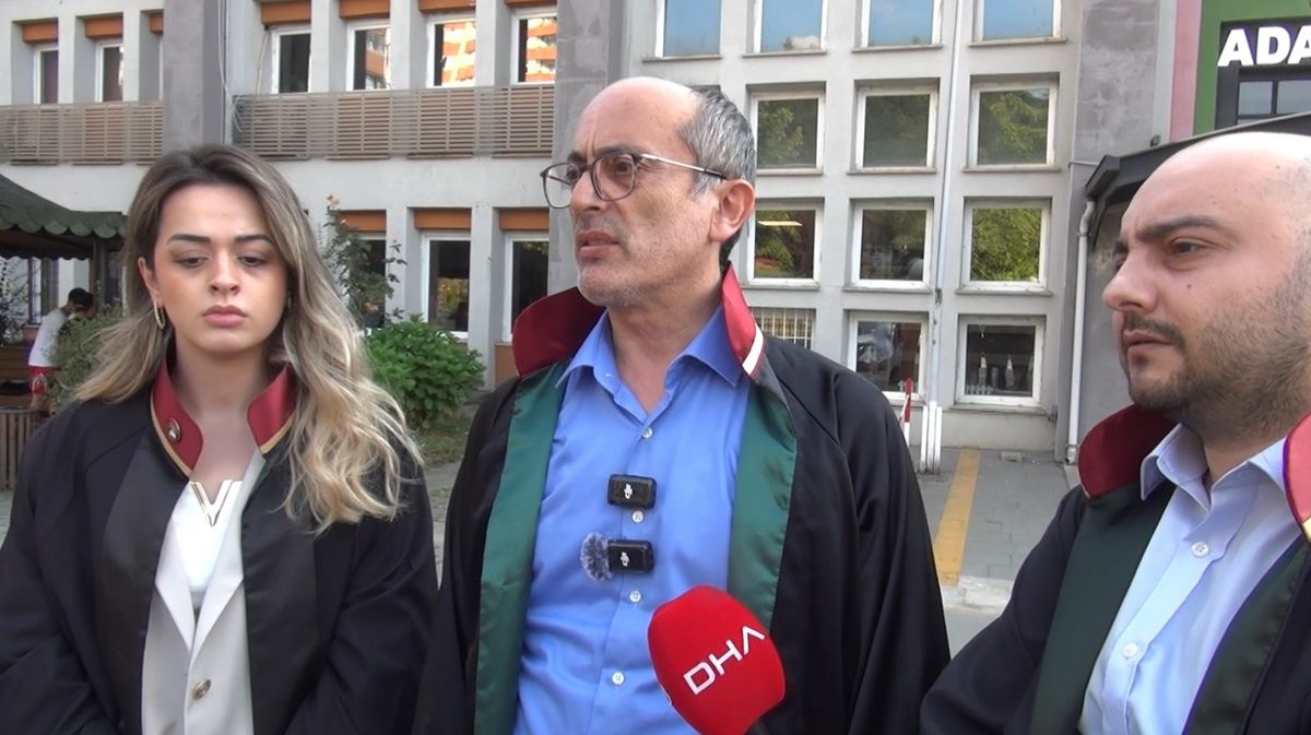 Giresun adliyesi önünde hukuk süreci