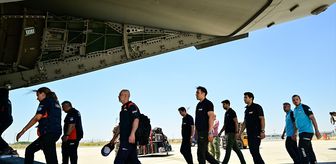Türkiye'den Venezuela'ya arama kurtarma ve insani yardım ekiplerini taşıyan uçak yola çıktı