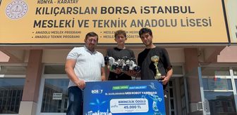 Uluslararası robot yarışmasında birinci olan gençlerin hedefi yeni şampiyonluklar