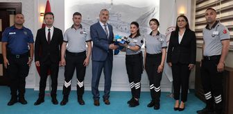 Vali Bozkurt özel güvenlik heyetini kabul etti