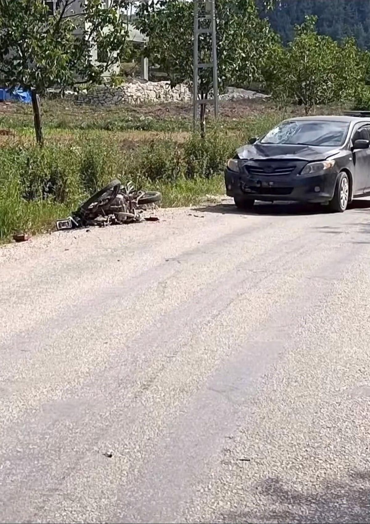 Yayladağı'nda trafik kazası: 2 yaralı