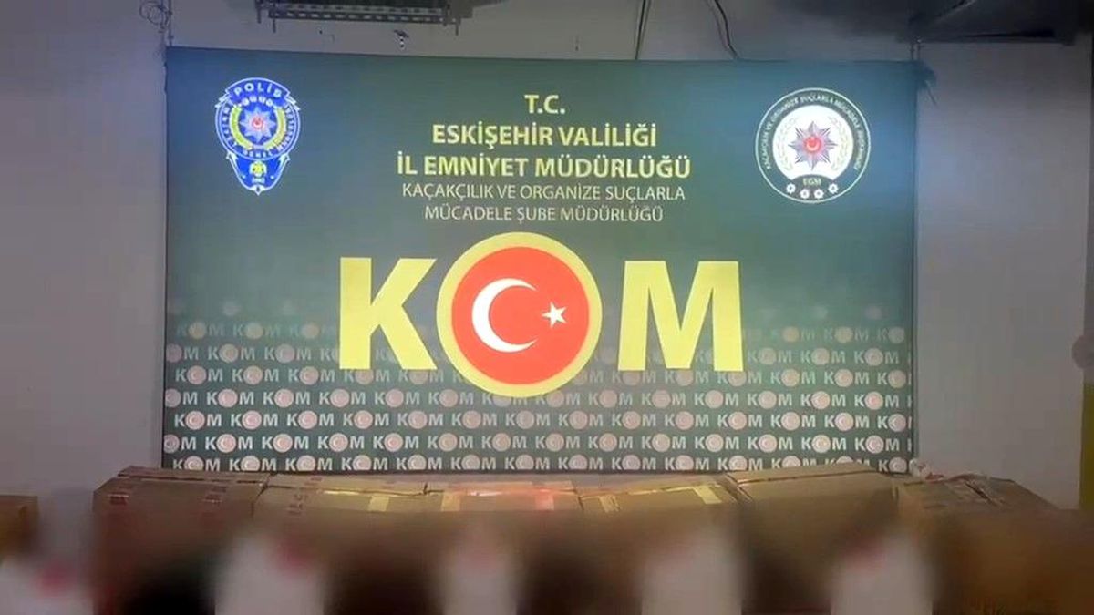 Eskişehir'de kaçak alkol operasyonu