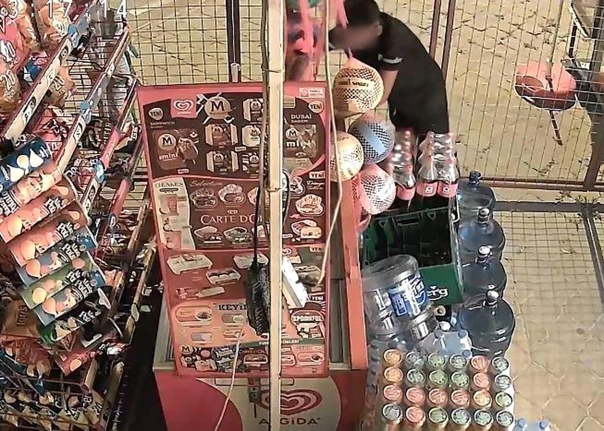 Marketi talan eden çocuklar suç makinesi çıktı