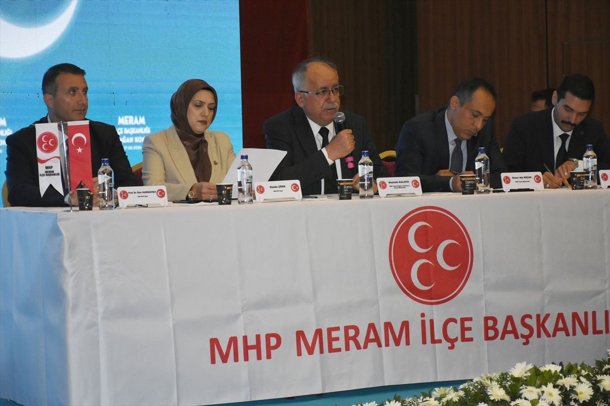 MHP Genel Başkan Yardımcısı Mustafa Kalaycı, partisinin Meram İlçe Başkanlığı Kongresi'nde konuştu Açıklaması