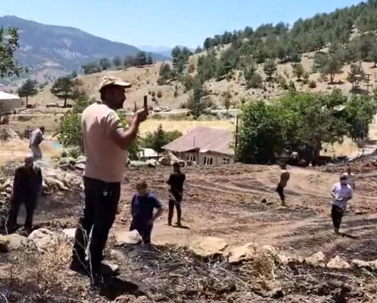 Kahramanmaraş'ta yanan tarım arazisi