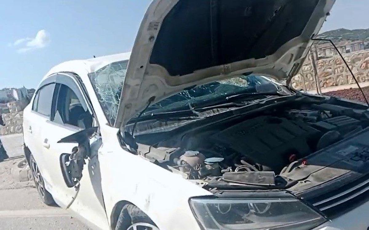 Virajı alamayan otomobil takla attı: 1 yaralı