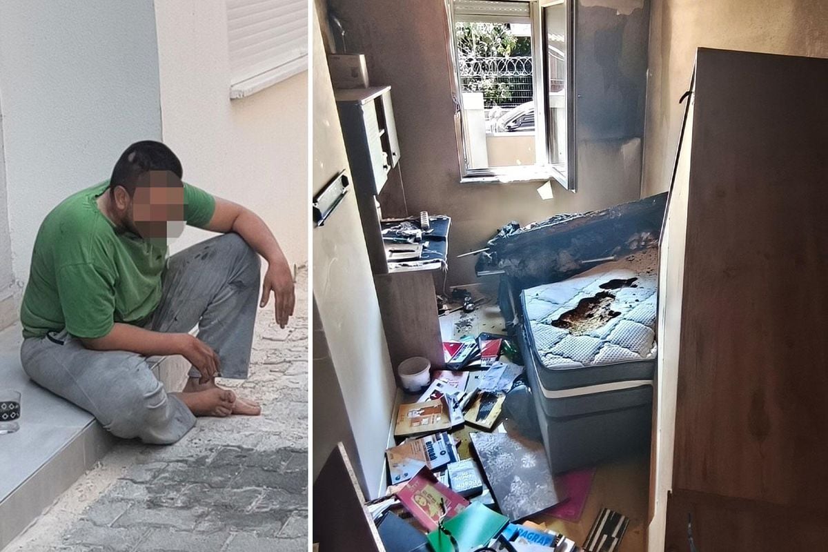 Annesine sinirlendi kendini eve kapatıp yakmaya çalıştı, mahallede korku ve öfke dolu anlar