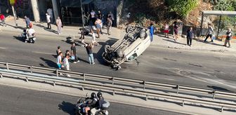 Avcılar'da otomobil ile motosikletin çarpıştığı kazada 2 kişi yaralandı