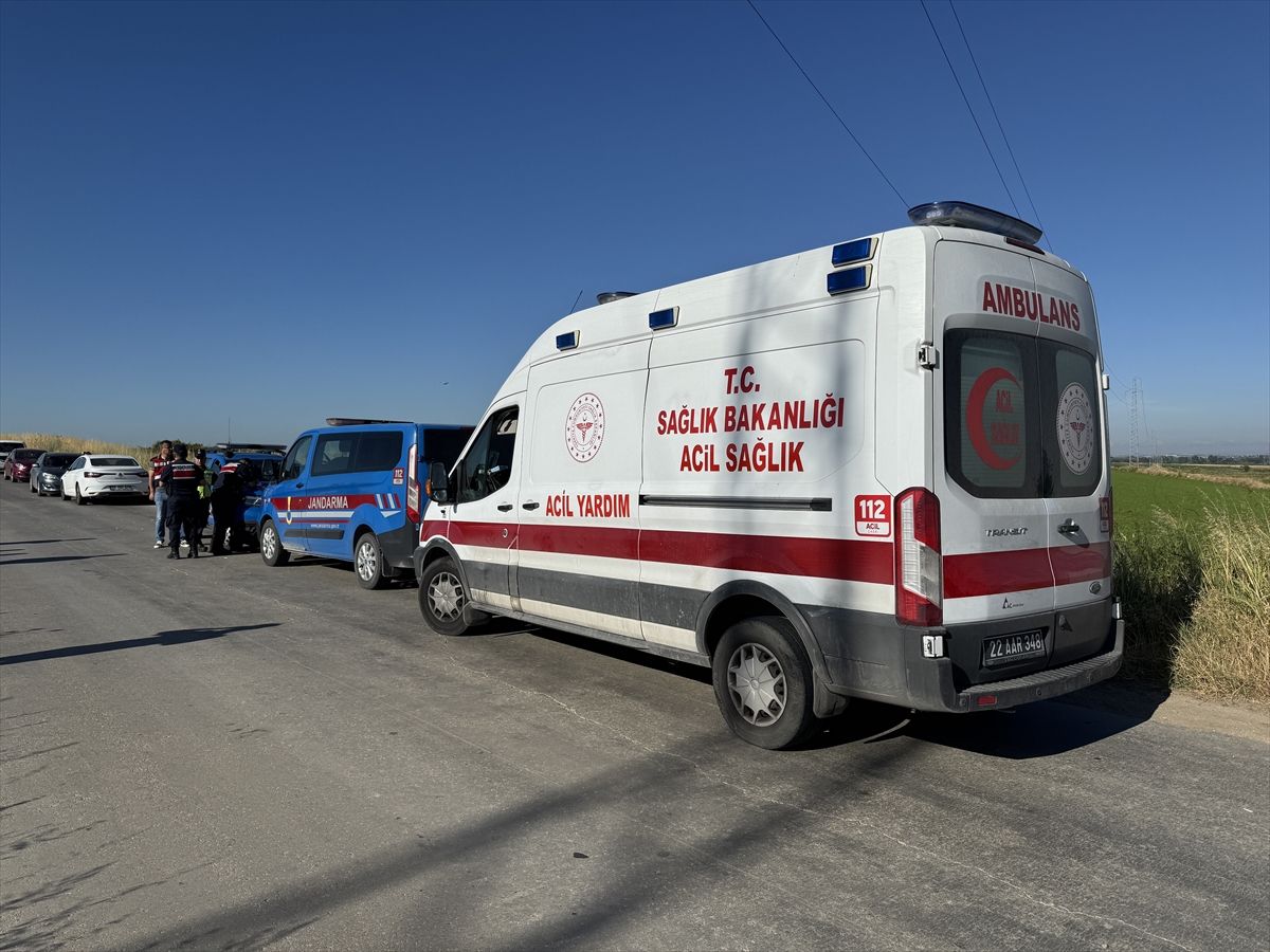 Edirne'de su kanalına devrilen motosikletin sürücüsü ölü bulundu haberi