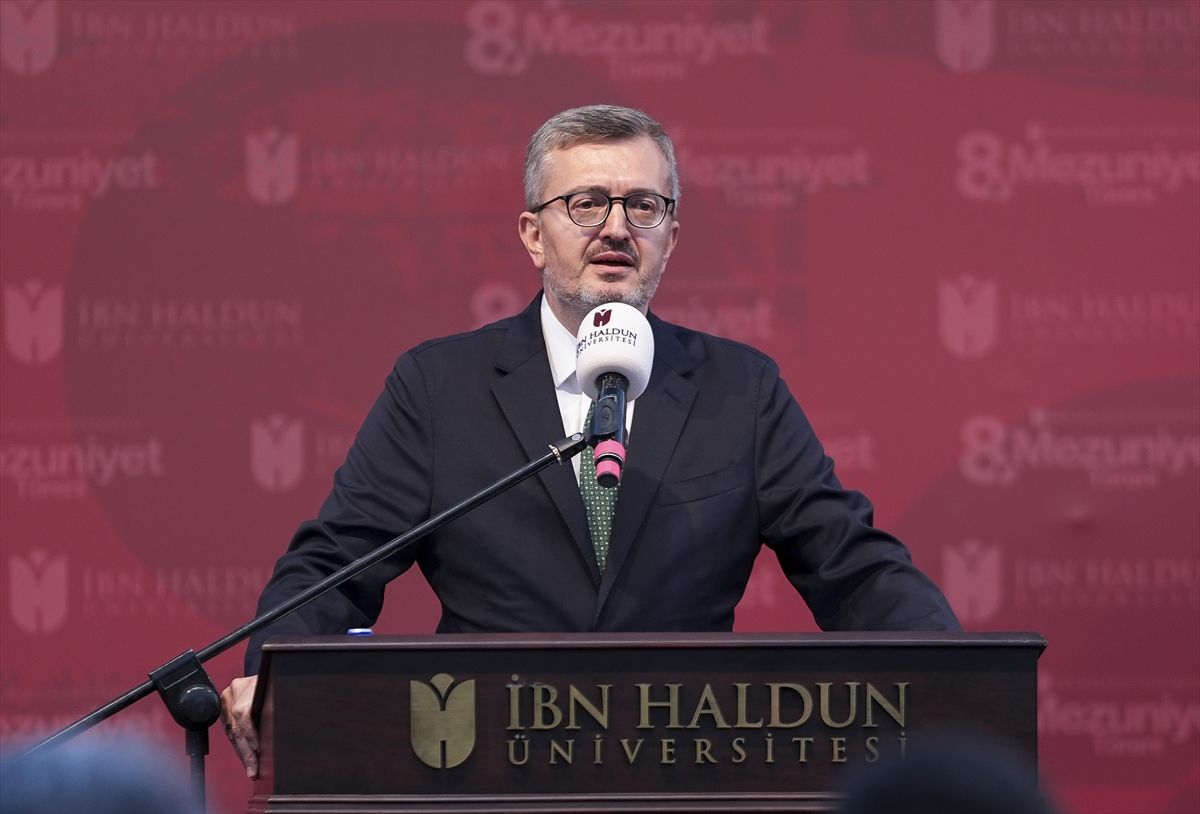 Duran: İbn Haldun mezunları daha adil dünya için çizgiye talip
