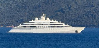 Mega yat 'Golden Odyssey' Bodrum açıklarına demirledi