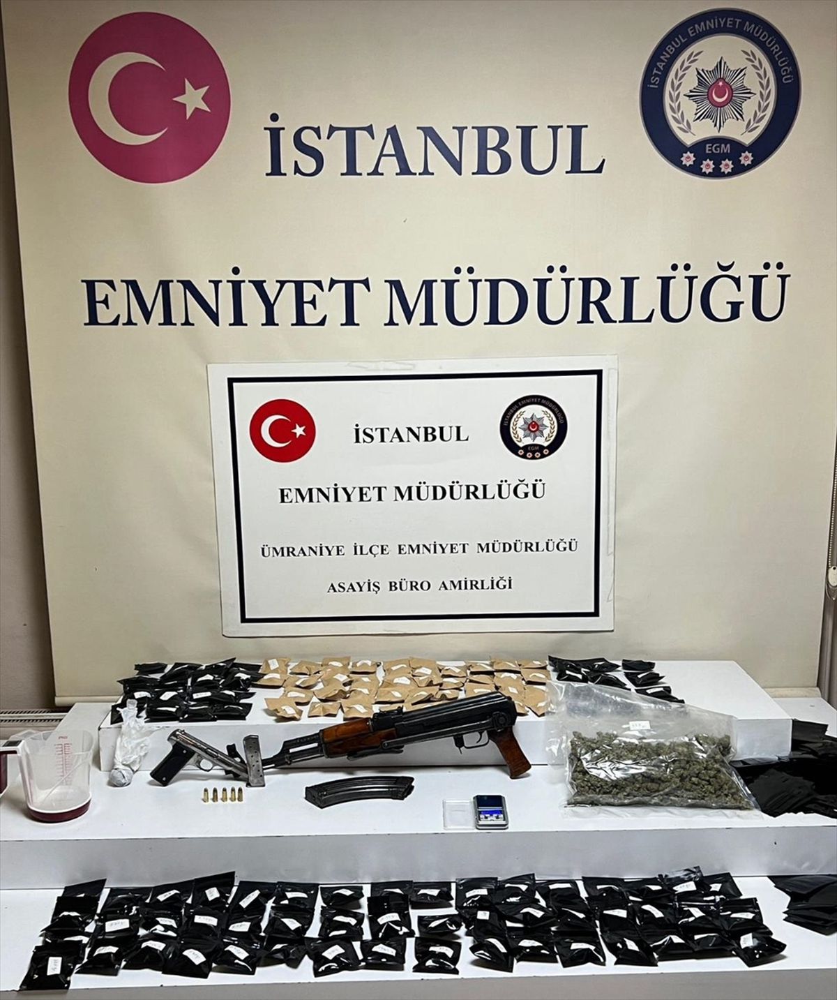 Ümraniye'de uyuşturucu operasyonlarında yakalanan 6 kişi tutuklandı