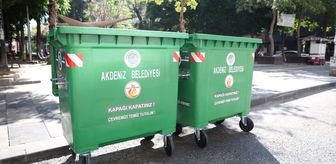 Akdeniz'de çöp konteynerleri yenileniyor