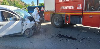 Bilecik'te hafif ticari araç ile otobüs çarpıştı, 4 kişi yaralandı