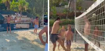 İki milli futbolcu Dünya Kupası biter bitmez soluğu Bodrum'da aldı