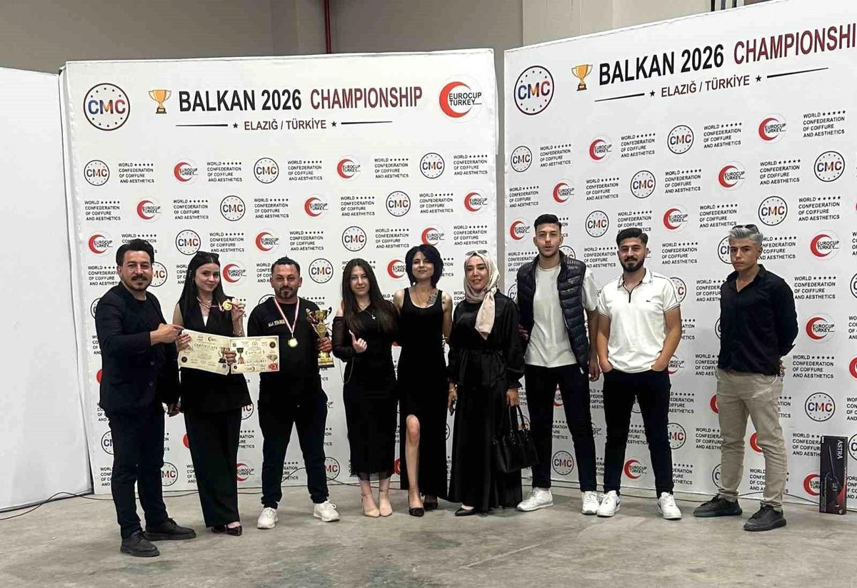 Kayserili kuaförden Balkanlar Kuaförler Turnuvası'nda büyük başarı