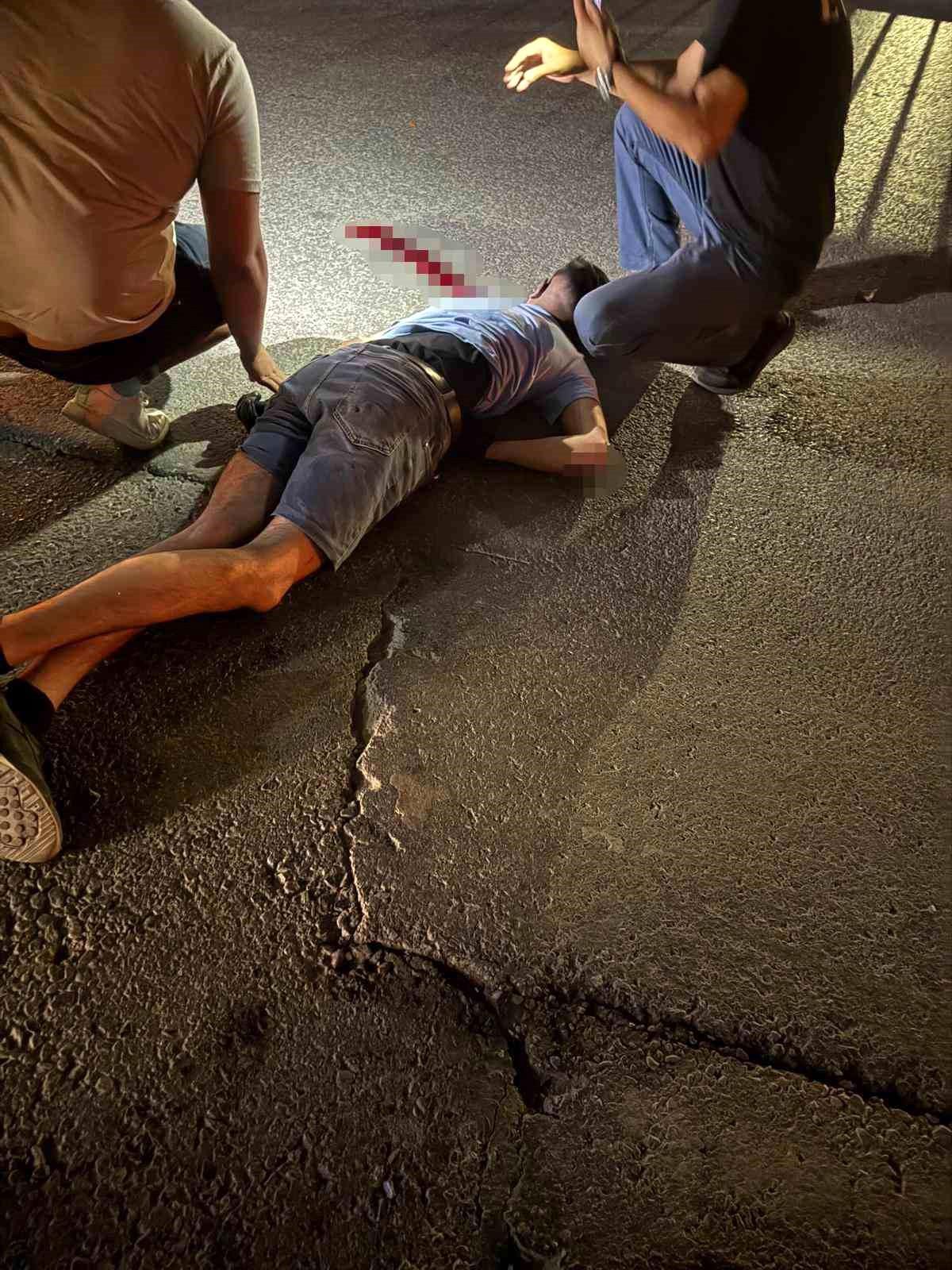 Kocaeli'de yayaya motosiklet çarptı: 2 ağır yaralı